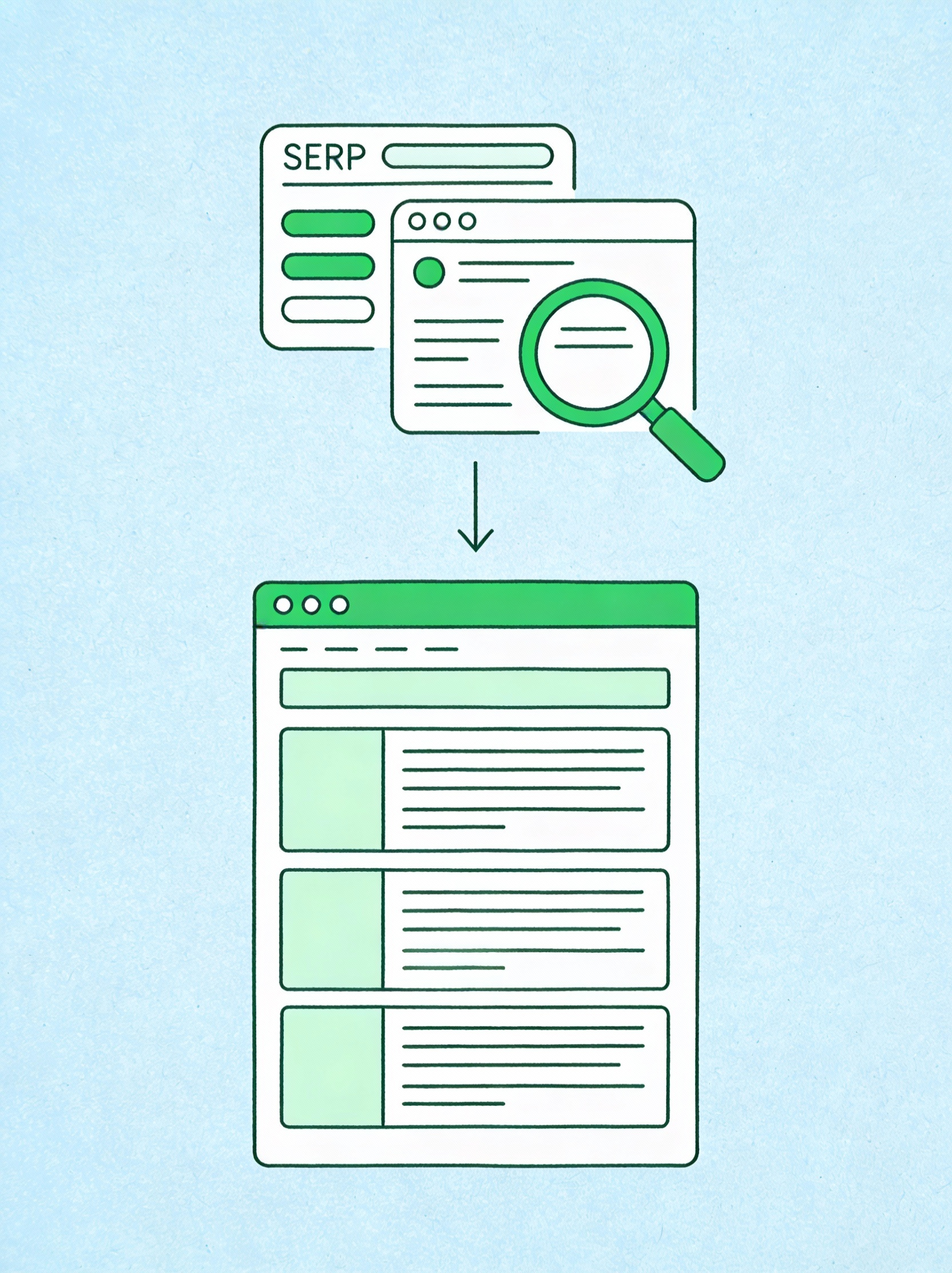 SEO Content System Grafik